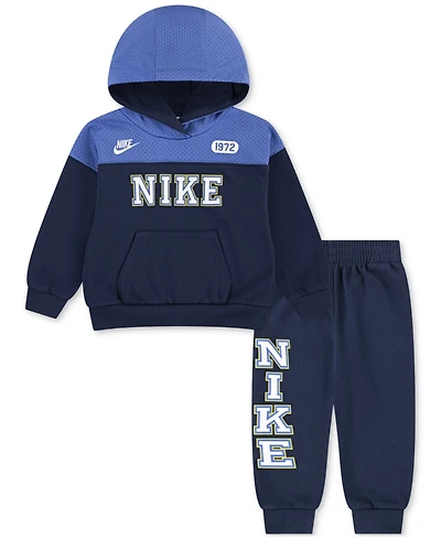 Nike Toddler Boys 2-Piece Sportswear P.e. Blocked Pullover and Pant Set