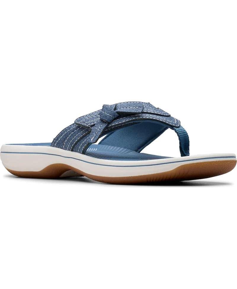 Clarks Women's Cloudsteppers Breeze Dalia Rip Tape Sandals