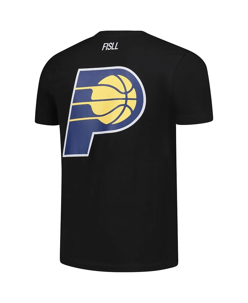 Fisll Men's and Women's Black Indiana Pacers Oversize Logo T-Shirt