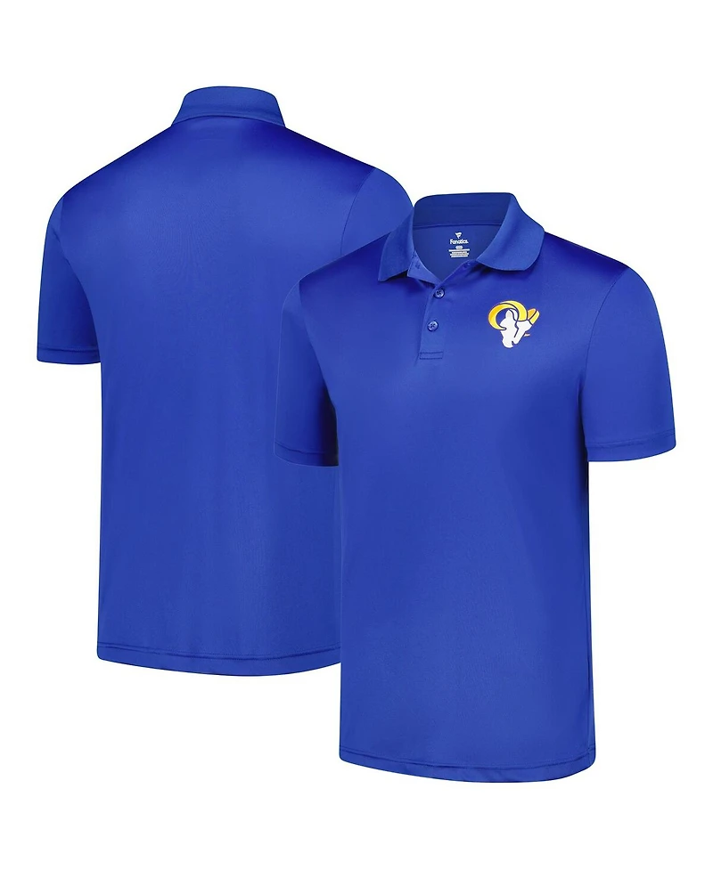 Fanatics Men's Royal Los Angeles Rams Polo Shirt