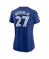 Nike Women's Vladimir Guerrero Jr. Royal Toronto Blue Jays Fuse Name Number T-Shirt