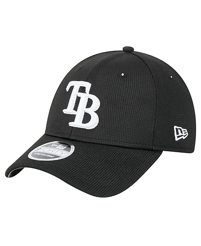 New Era Men's Black Tampa Bay Rays Pivot 9FORTY Adjustable Hat