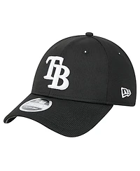 New Era Men's Black Tampa Bay Rays Pivot 9FORTY Adjustable Hat