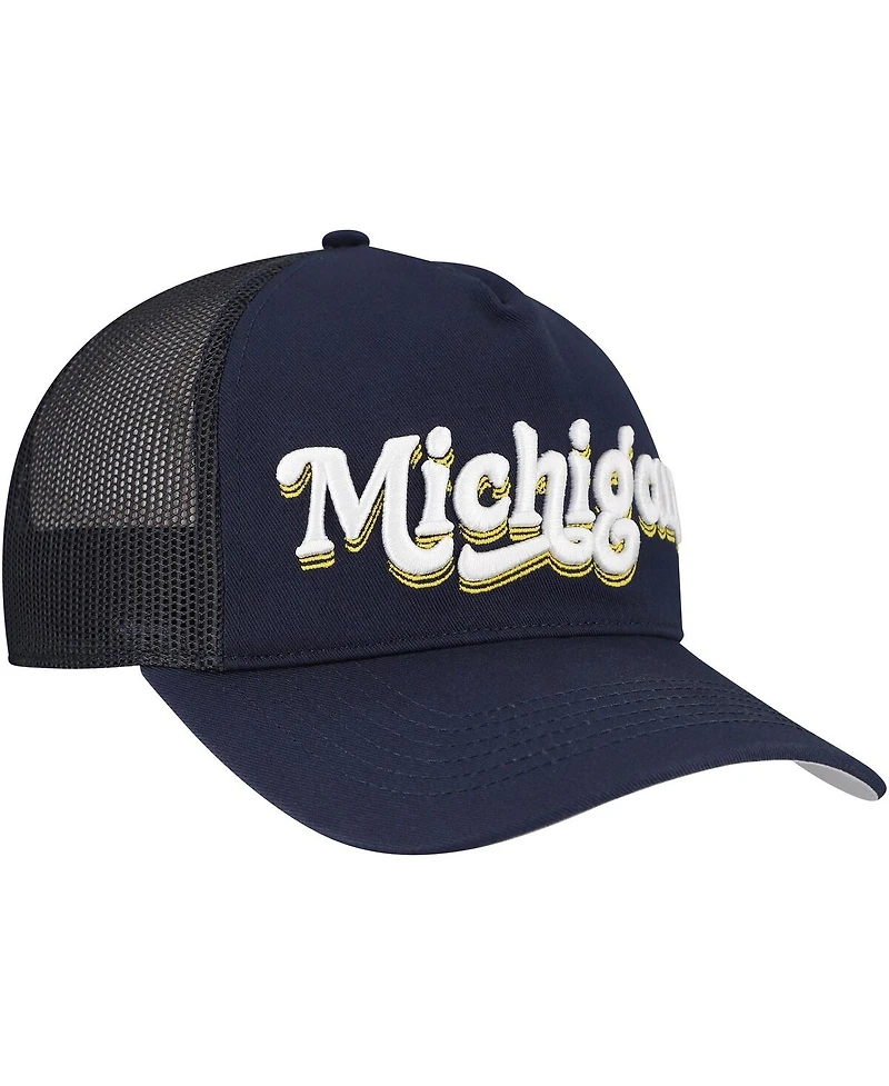 '47 Brand Women's Navy Michigan Wolverines Biloxi Hitch Adjustable Hat