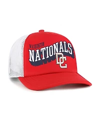 '47 Brand Men's Red Washington Nationals Meander Foam Trucker Snapback Hat
