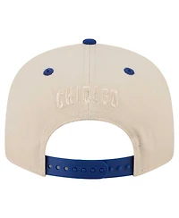 New Era Men's Cream/Royal Chicago Cubs Team Art 9FIFTY Snapback Hat
