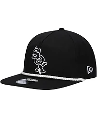 New Era Men's Black Chicago White Sox Golfer Snapback Hat