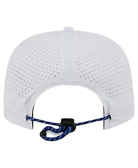 New Era Men's White Los Angeles Dodgers Perforated Golfer Snapback Hat