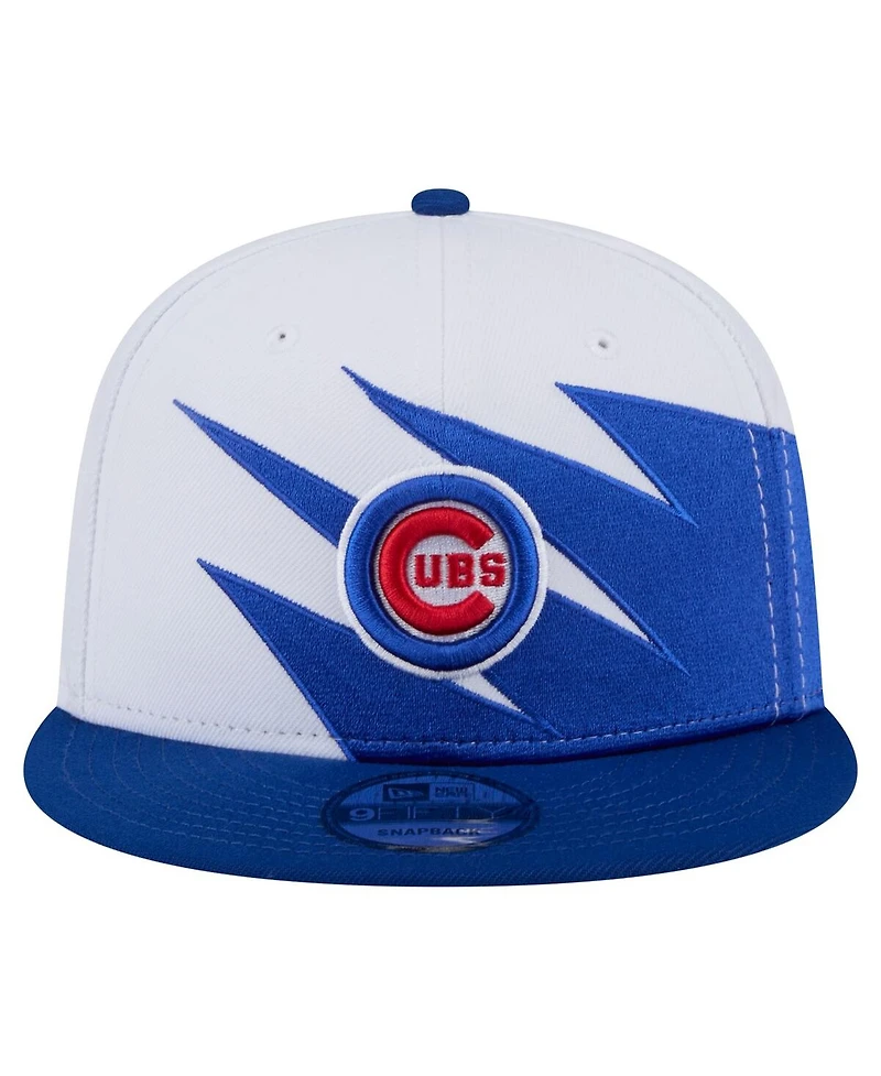 New Era Men's Royal/White Chicago Cubs Jagged 9FIFTY Snapback Hat