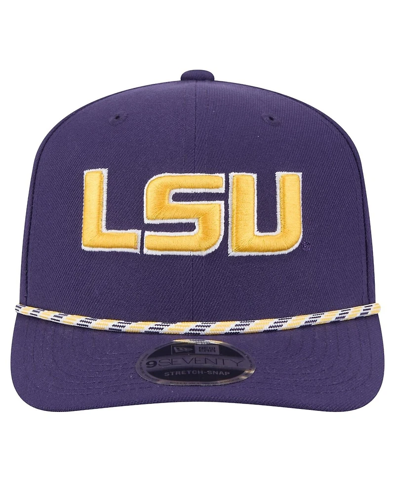 New Era Men's Purple Lsu Tigers Gameday Multi-Rope 9SEVENTY Stretch-Snap Hat