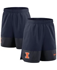 Nike Men's Navy Illinois Fighting Illini 2025 Sideline Performance Shorts