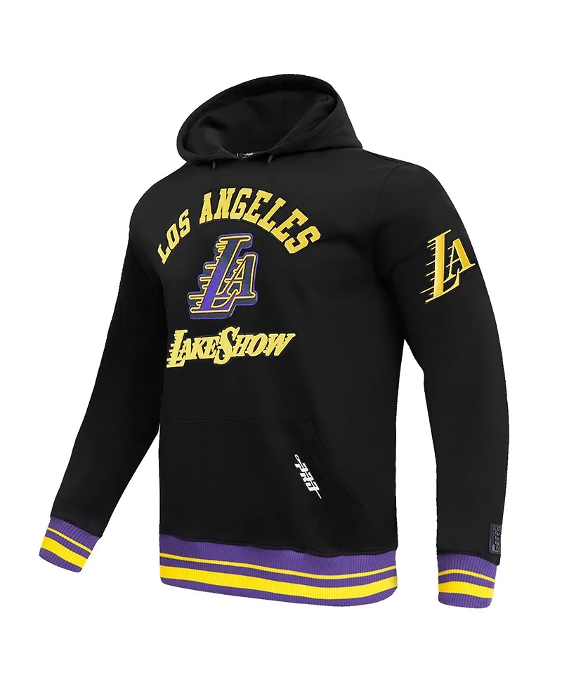 Pro Standard Men's Black Los Angeles Lakers 2024/25 City Edition Pullover Hoodie
