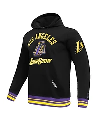 Pro Standard Men's Black Los Angeles Lakers 2024/25 City Edition Pullover Hoodie