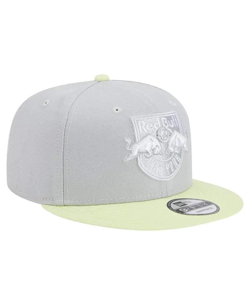 New Era Men's Gray New York Red Bulls Color Pack Two-Tone 9FIFTY Snapback Hat