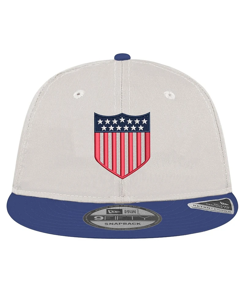 New Era Men's White Usmnt 1913 Retro-Crown 9FIFTY Adjustable Hat