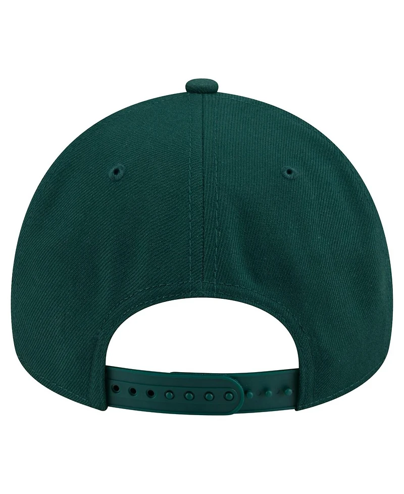 New Era Men's Green Seattle Storm Core Logo A-Frame 9FORTY Adjustable Hat
