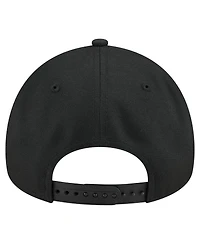 New Era Men's Black New York Liberty Core Logo A-Frame 9FORTY Adjustable Hat