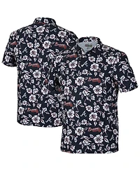 Reyn Spooner Men's Navy Atlanta Braves Pua Performance Polo Shirt