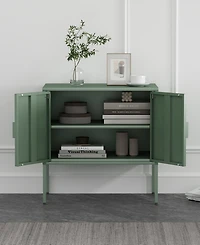 Manhattan Comfort Ava 23.6" Modern 2-Shelf Accent Cabinet