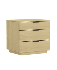 Manhattan Comfort Payton 26" Modern 3-Drawer Nightstand
