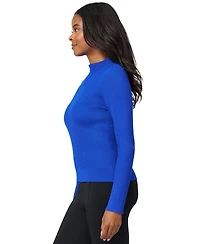 Melissa Paige Women's Mock-Neck Rib-Knit Sweater