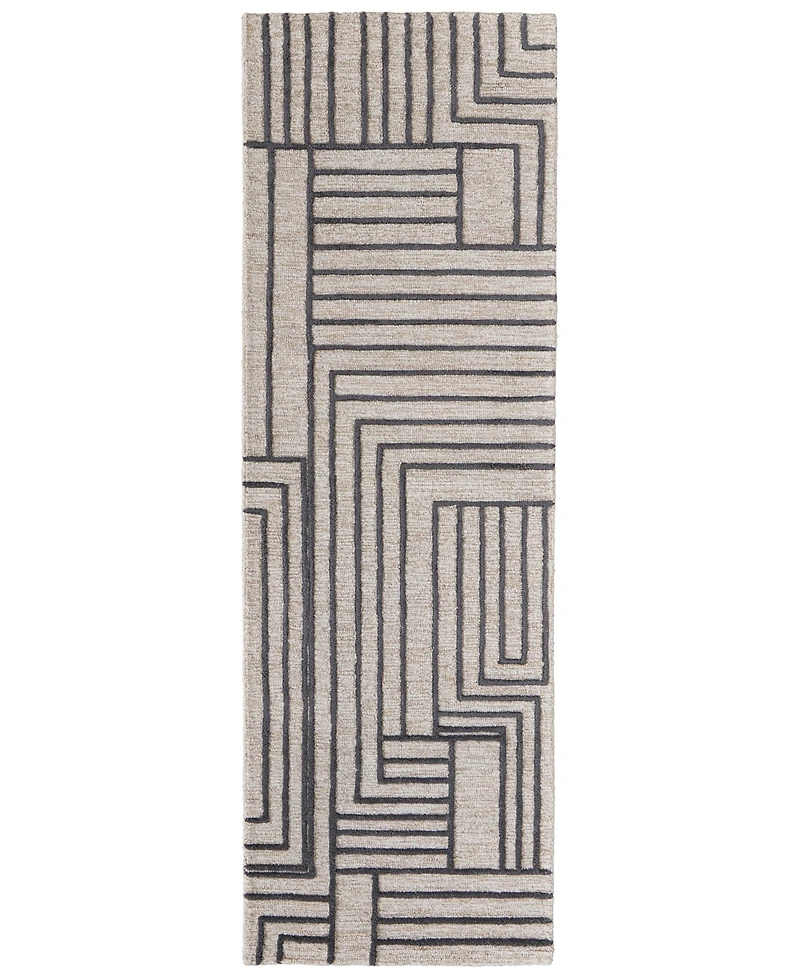Feizy Gansett T8011 2'6"x8' Runner Area Rug