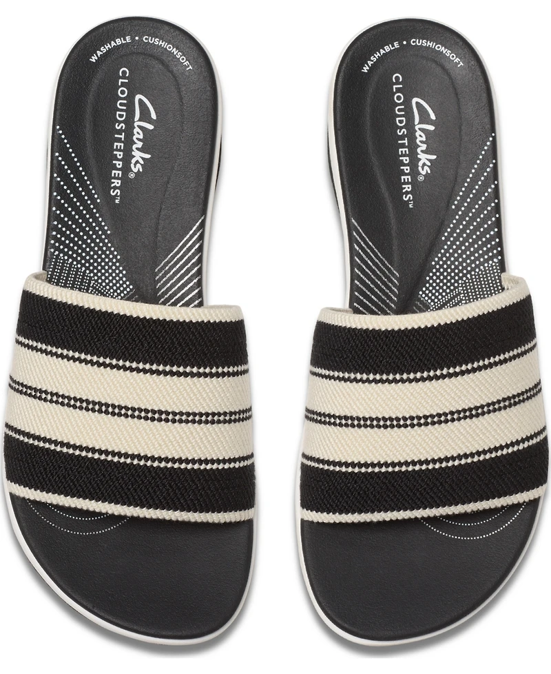 Clarks Cloudsteppers Women's Arla Hollis Slip-On Flat Sandals