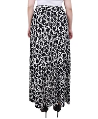 Ny Collection Petite Ring Midi-Length Skirt