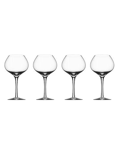 Orrefors More Mature Red Wine Glasses, Set of 4