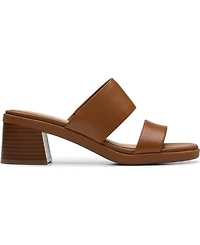 Clarks Collection Women's Jaylan Dusk Block Heel Sandals