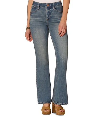 Democracy Petite "Ab"solution High Rise Out There Flare Jeans
