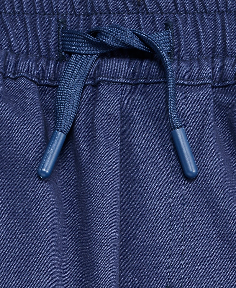Epic Threads Toddler Boys Drawstring Twill Jogger Pants, Created for Macy's