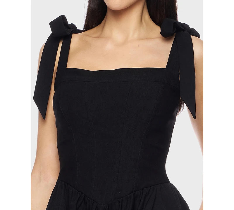 B Darlin Juniors' Sleeveless Fit & Flare Dress