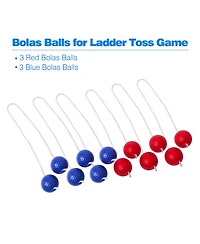 Ladder Ball Toss Game Replacement Ladder Balls Set, 6-Pack Tournament Quality Balls