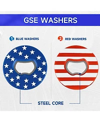Set of 8 Replacement Washers with Bottle Opener for Washer Toss Pitching Lawn Game