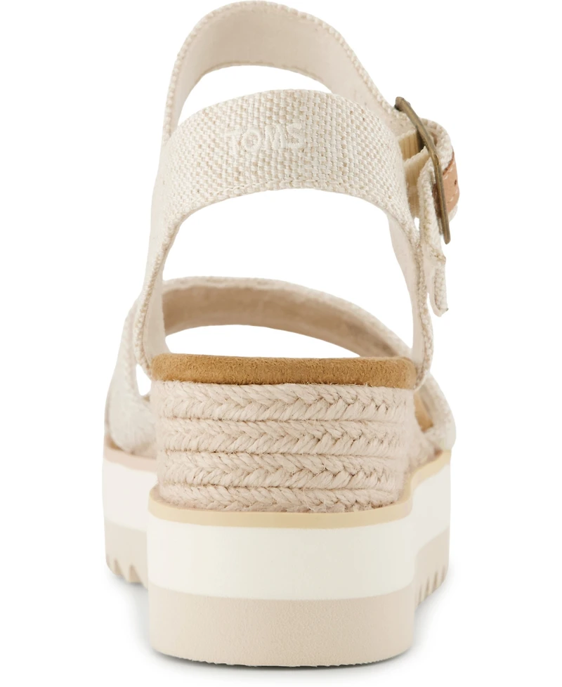 Toms Women's Louisa Open Toe Wedge Sandals