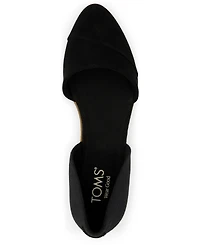 Toms Women's Jutti D'orsay Pointy Toe Flats