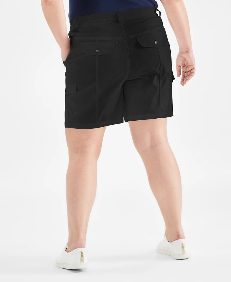 Style & Co Plus Comfort-Waist Cargo Shorts, Created for Macy's