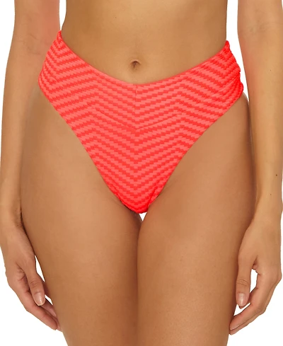 Becca Women's Connect High-Waist French-Cut Bikini Bottoms