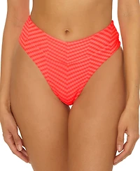 Becca Women's Connect High-Waist French-Cut Bikini Bottoms