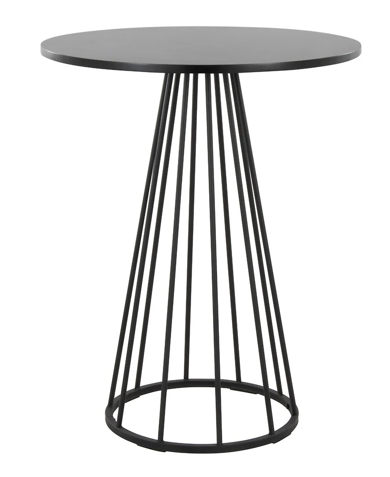 LumiSource 36" Wood Canary Cosmo Contemporary Counter Table