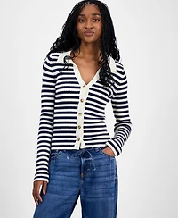 Lucky Brand Women's Striped Cardigan