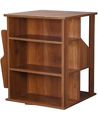 Gallerie Decor 24" Manufactured Wood Revolving Side Table