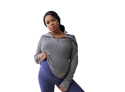Ingrid + Isabel Maternity Cozy Quarter Zip Sweater