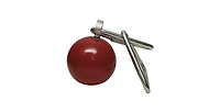 Amber Fight Gear Throwing Weight Hammers Solid Iron Lathe-Turned Ball with Ball Bearing Swivel & Wide Grip Handle, 25 lb