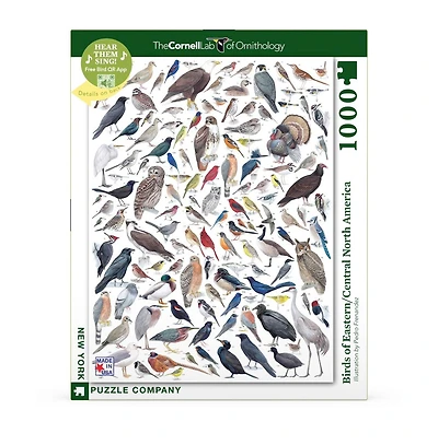 New York Puzzle Company Birds of Eastern/Central North America 1000 Piece Puzzle