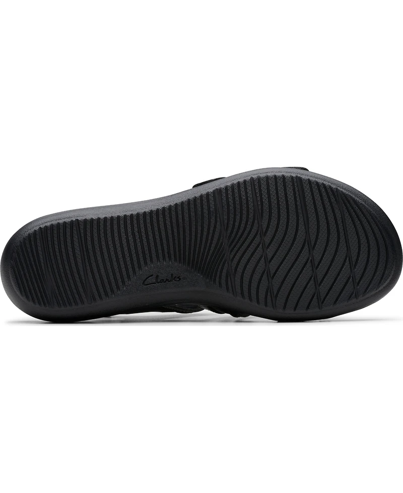 Clarks Women's Collection Laurieann Ivy Rip Tape Sandals