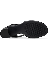 Clarks Collection Women's Ambyrlyn Faye Block Heel Sandals