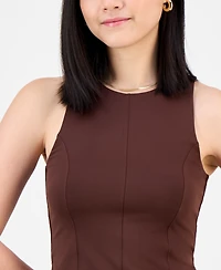 Bar Iii Women's Soft-Seam Corset Tank Top, Exclusively at Macy's