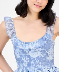 And Now This Petite Ruffle Peplum Top, Exclusively at Macy's